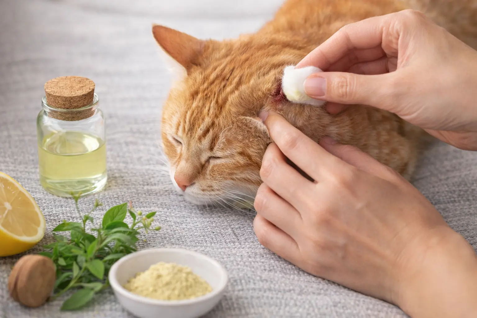 Dieses einfache Hausmittel heilt kleine Wunden bei Katzen schneller als jede Salbe aus der Apotheke natürlich sanft