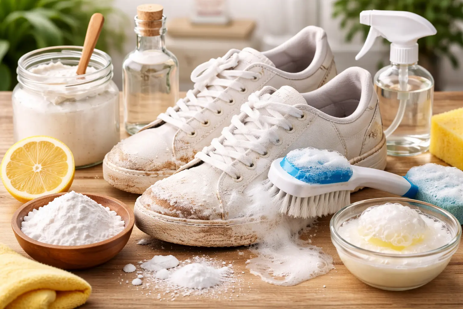 Weder Bleichmittel noch Natron: Diese Mischung ist ein Wundermittel für die Reinigung Ihrer Sneakers